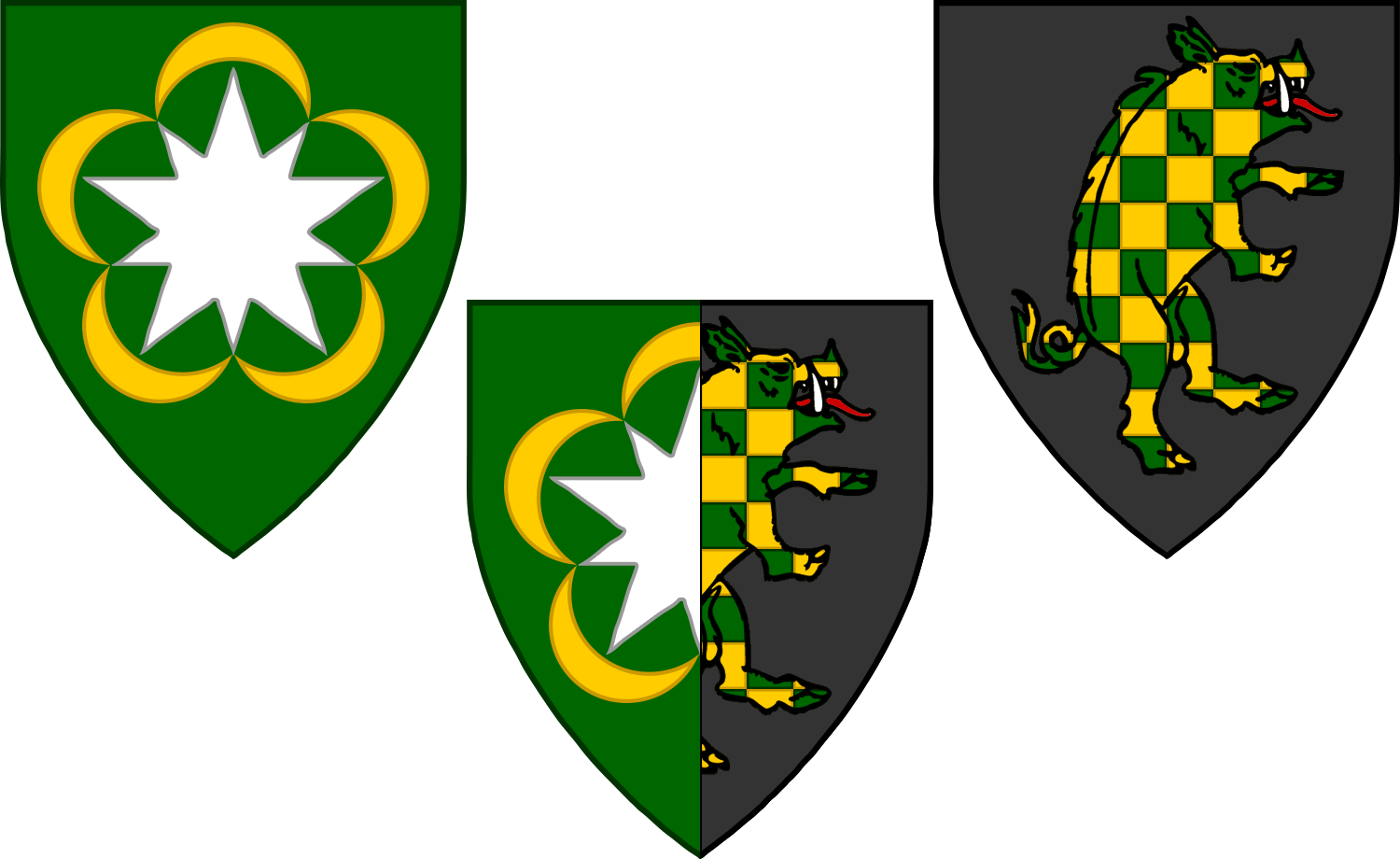 Dimidiated Arms of Maria Theresa and Bartholomew